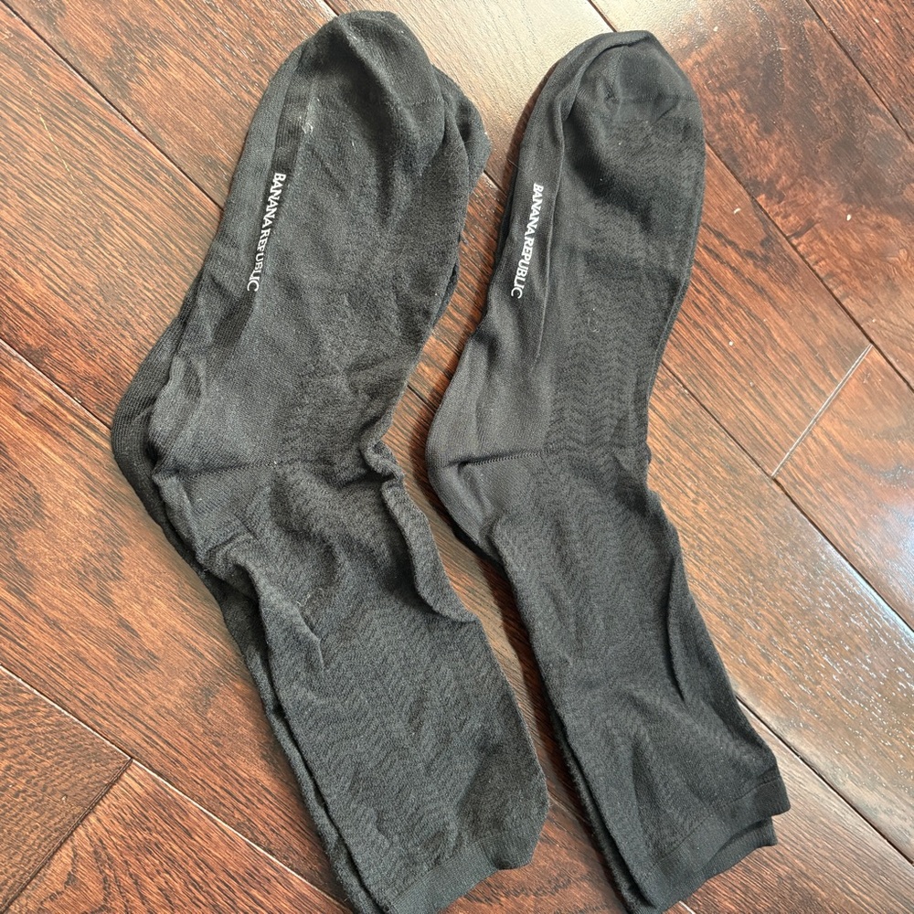 Banana Republic Black trouser socks
